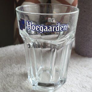 Hoegaarden Weissbier Witbier 25cl \ 12 oz Half Pint Belgian Beer Glass GUC